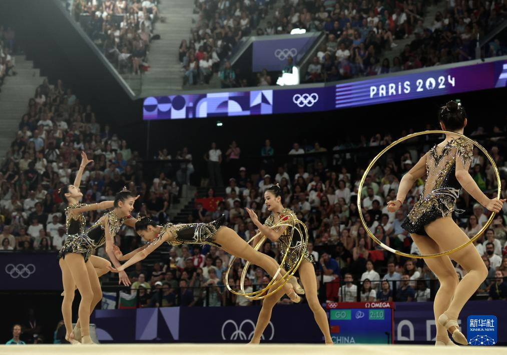 巴黎奥运会丨艺术体操——集体全能：中国队夺冠(图4)