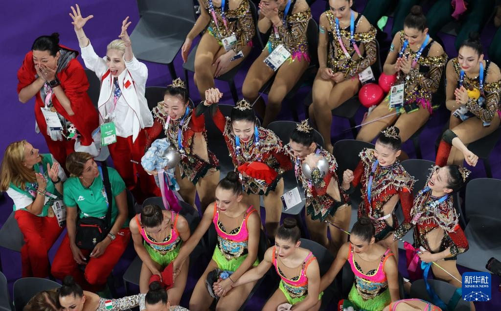 巴黎奥运会丨艺术体操——集体全能：中国队夺冠(图16)