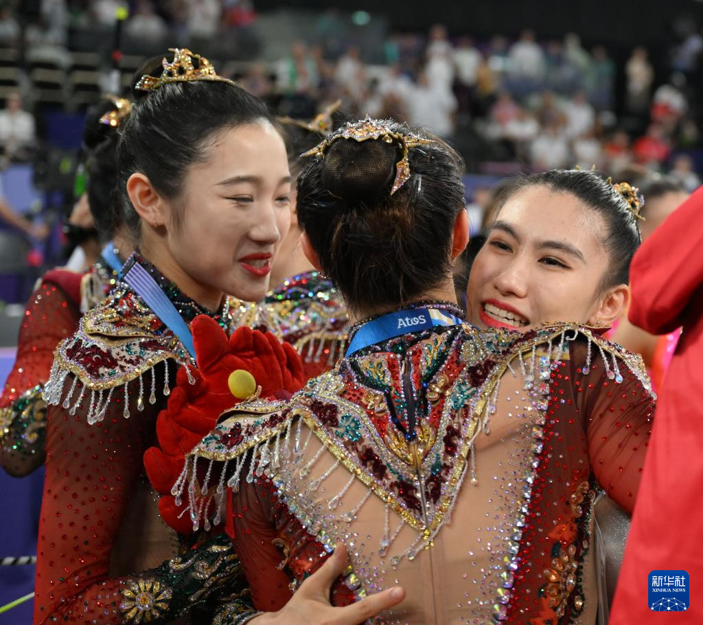 巴黎奥运会丨艺术体操——集体全能：中国队夺冠(图19)