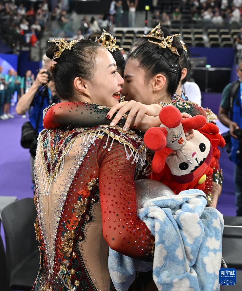 巴黎奥运会丨艺术体操——集体全能：中国队夺冠(图21)