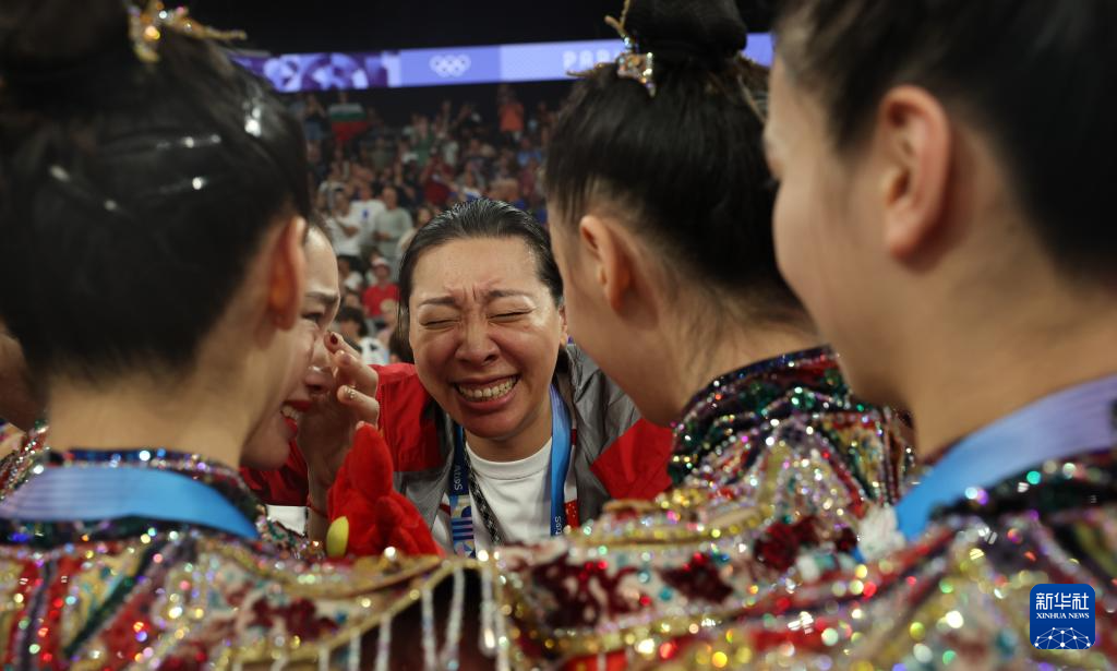 巴黎奥运会丨艺术体操——集体全能：中国队夺冠(图24)