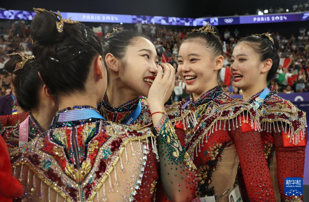 巴黎奥运会丨艺术体操——集体全能：中国队夺冠(图27)