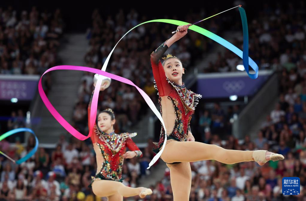 巴黎奥运会丨艺术体操——集体全能：中国队夺冠(图34)