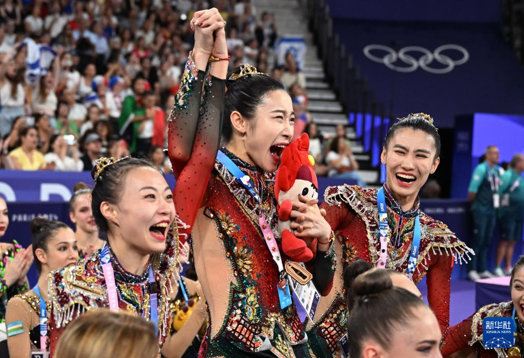 巴黎奥运会丨艺术体操——集体全能：中国队夺冠(图36)