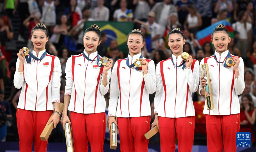 巴黎奥运会丨艺术体操——集体全能：中国队夺冠(图42)
