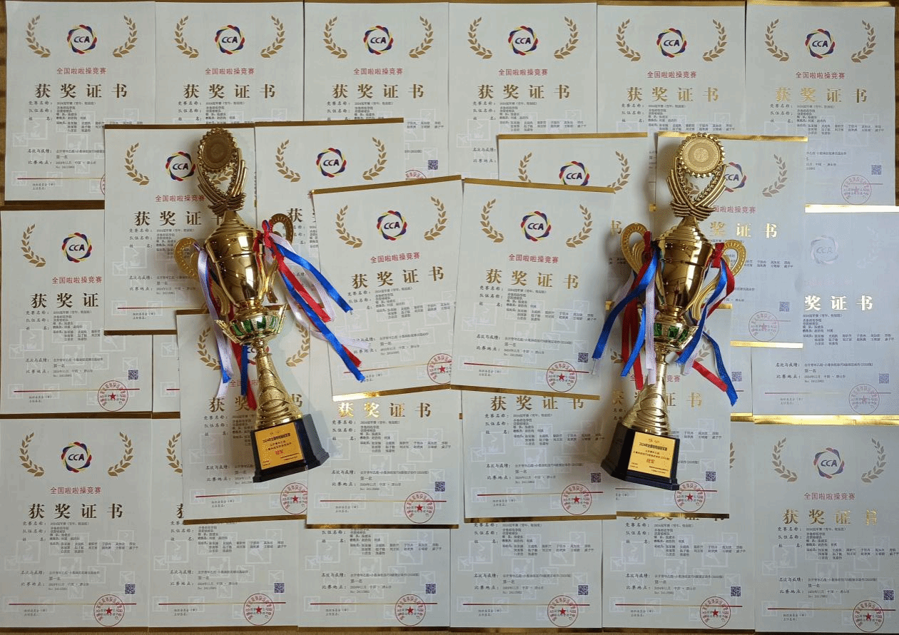 双冠！齐鲁师范学院在2完美体育024年全国啦啦操冠军赛获佳绩(图2)