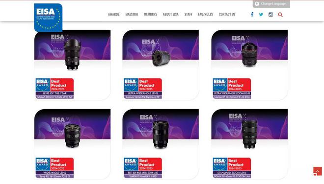 EISAAWARDS2023-2024最佳摄影器材得奖名单公布(图2)