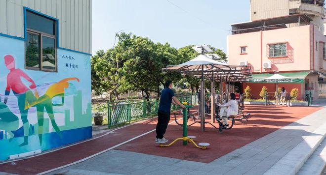 聚力“百千万工程”田头角村智能化健身路径建成(图2)