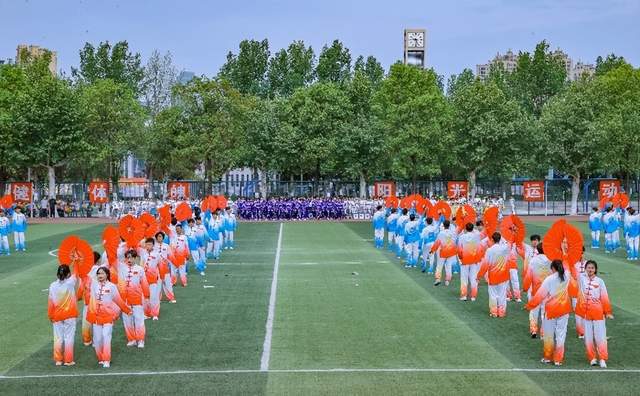 川北幼专第十一届春季田径运动会开幕(图8)