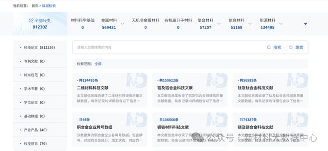 新材料大数据中心统一服务门户完美体育网站（测试版）上线公开征求意见(图4)