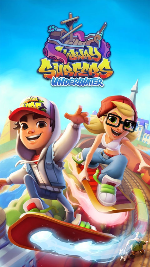 SubwaySurf（地铁跑酷海底世界版本）(图3)