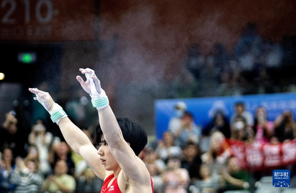 全运会｜体完美体育网站操——男子单杠决赛：张博恒夺冠(图2)