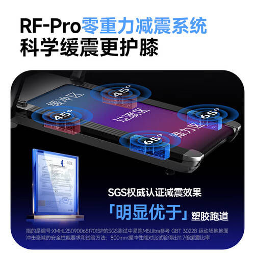 易跑YPOO马拉松跑步机M1Ultra・家庭健身的理想之选｜全折叠静音设计｜提升运动乐趣的健身器材