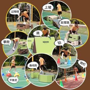 低结构、高开放超炫酷的华森葳完美体育网站幼儿园户外玩具分享(图2)